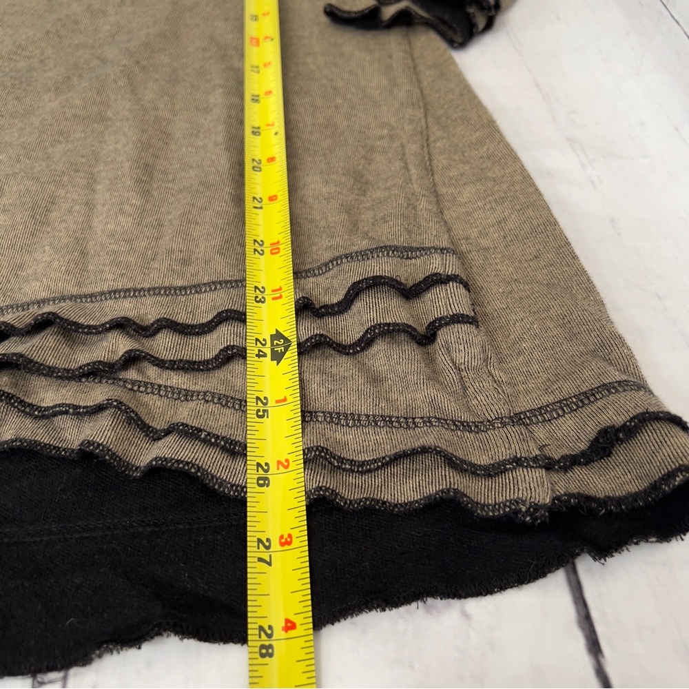 Parsley & Sage Cowl Neck Crossover Tunic Long Sleeve Women - M - Picture 4 of 6